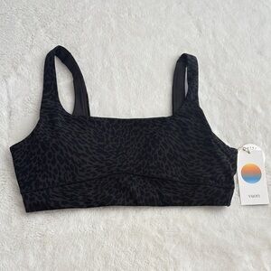 Vuori AlltheForm Sports Bra - Black Blurred Torrent NWT Medium
